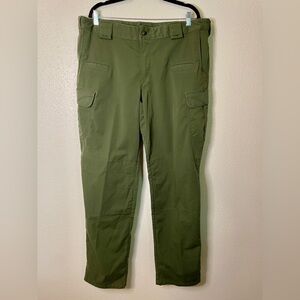 5.11 Tactlite Pants Men's 40 Army Green 40x36 Durable Cargo Work Utility